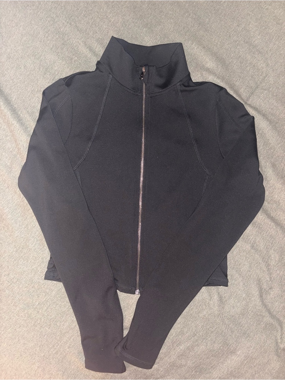 Gilly Hicks Black Full-Zip Performance Jacket